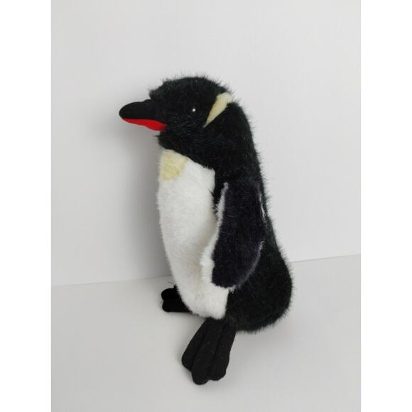 Plush PENGUIN Stuffed Animal - Stands 10" Realistic - Picture 2 of 3